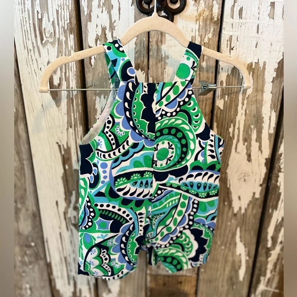 Kelly’s Kids boys short all size 2 paisley blue/ green
